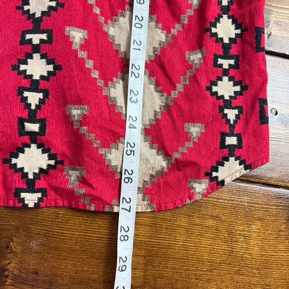 Lauren Ralph Lauren Aztec Shirt women’s size 1X southwestern button down - Picture 9 of 11